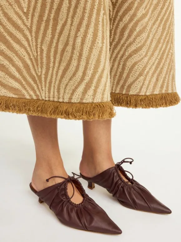 By Malene Birger Masey mules i læder